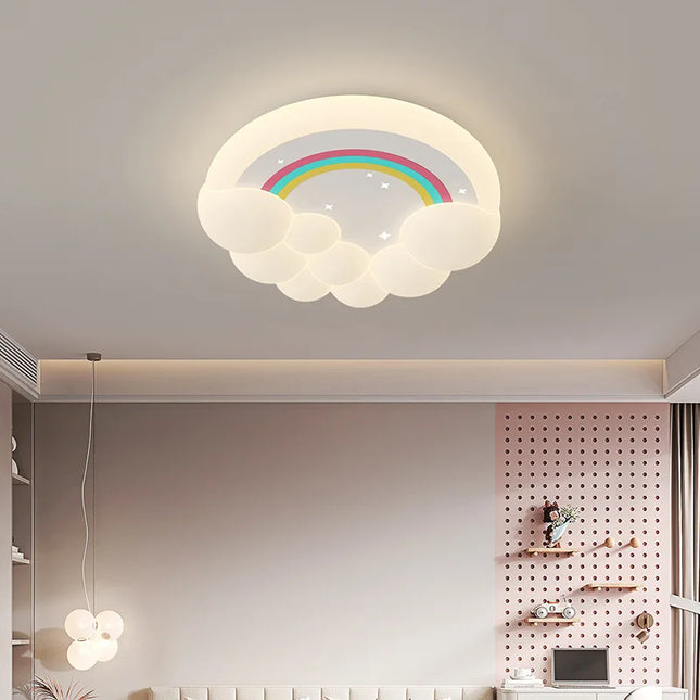 Plafonnier LED moderne formes nuages et bulles pour chambre enfant — LZ4M9Q2