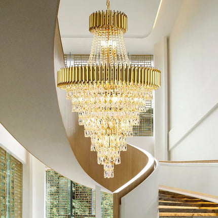 Lustre en cristal pour éclairage élégant et moderne — LZ7D9Q