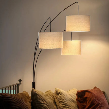 Lampadaire LED minimaliste américain rotatif — LZ4X9M