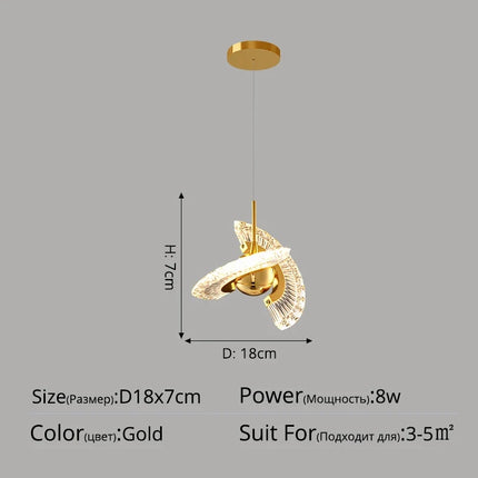 Lustre moderne de luxe à tête unique — LZ4X9T2