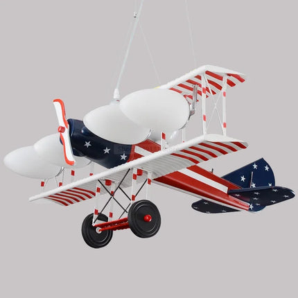 Suspension LED enfant en forme d’avion style nordique moderne — LZ4QX7