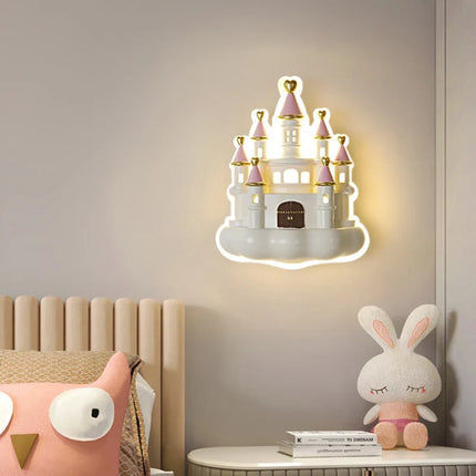 Applique murale château dessin animé pour chambre enfant — LZ4X9P2