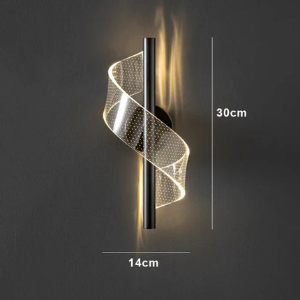 Lustre en verre ondulé à design géométrique pour intérieur — LZ7D4Q