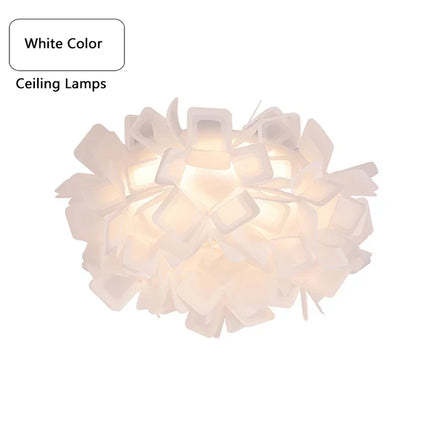 Suspension LED design fleur en acrylique pour salon et chambre — LZ4X9T