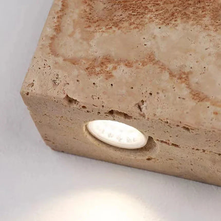 Applique murale LED en pierre naturelle 3000K pour ambiance chaleureuse — LZ4X9T2