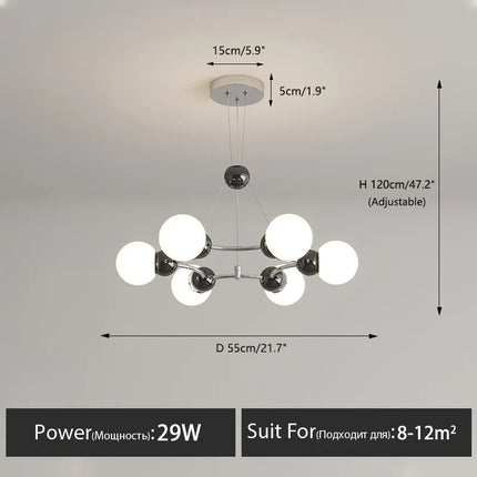 Lustre suspension décoratif moderne pour intérieur — LZ4X7Q