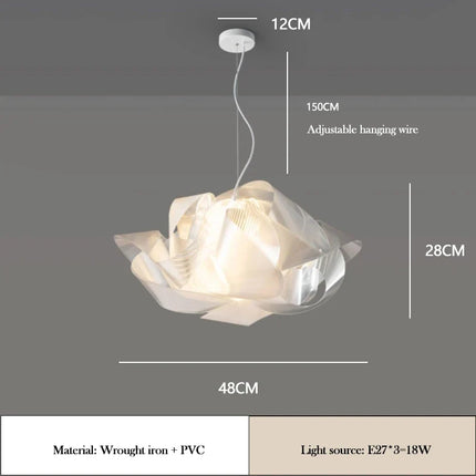 Lustre suspension en forme de fleur pour chambre d'enfant romantique — LZ4X7P9Q