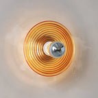 Orange / 20 cm de diamètre / Blanc froid (5 500-7 000 K).