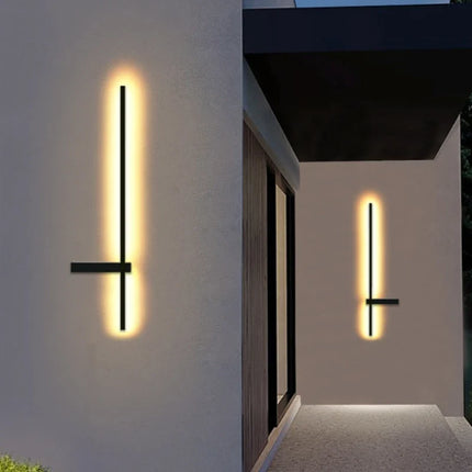Applique murale LED en aluminium style art déco minimaliste — LZ4M7XQ