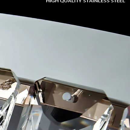 Plafonnier LED de luxe en cristal au design moderne — LZ4X9P2