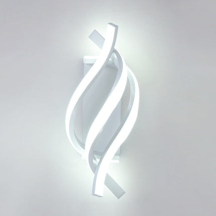 Applique murale LED design spirale en aluminium Psalm — LZ4X9T2