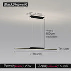 Black  A 100cm / Dimmable with remote