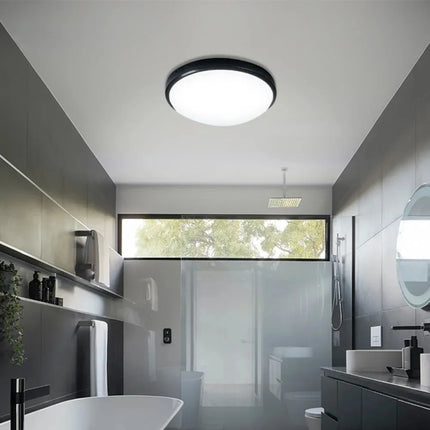 Plafonnier LED étanche 6000K design moderne intérieur et extérieur — LZ7D9X