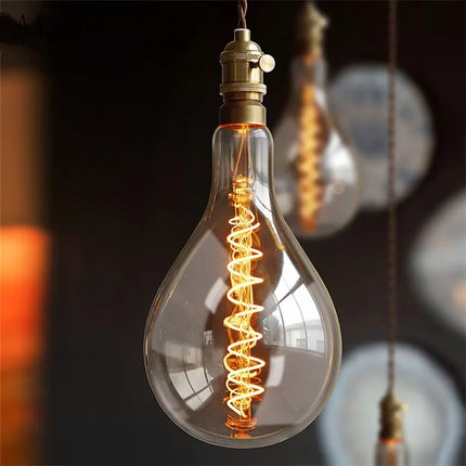 Suspension rétro en verre pour décoration et exposition artistique — LZ4P9X