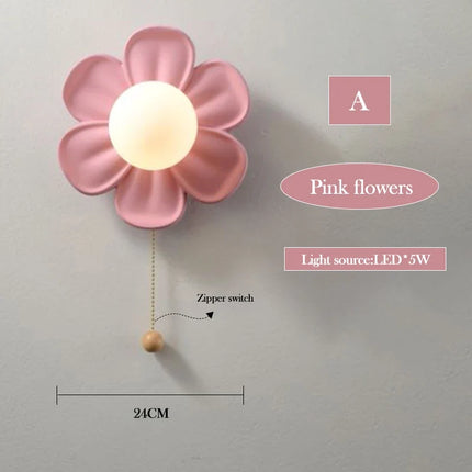 Lustre moderne à pétales pour chambre d’enfant — LZ4X9P2