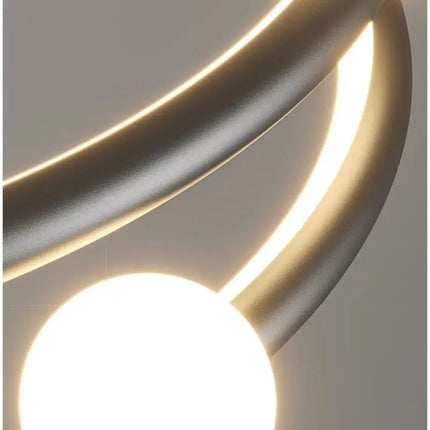 Lustre suspension en verre au design minimaliste pour éclairage moderne — LZ4X9T