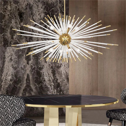 Lustre LED design cristal motif pissenlit pour intérieur — LZ4X9B