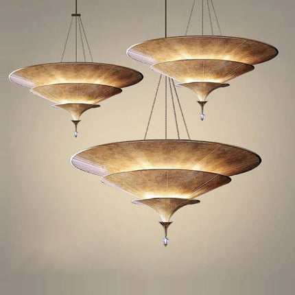 Lustre d’ambiance asiatique style bouddhiste pour décoration wabi sabi — LZ4XJ9