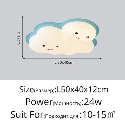 Plafonnier LED design nordique en forme de lapin pour intérieur — LZ4X9B2