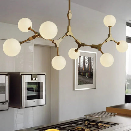 Lustre décoratif suspendu au style nordique élégant — LZ4X9M