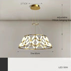 A-D60cm / Or / Lumière blanche