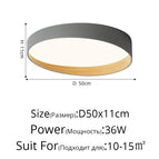 A Gris D50x11cm / Lumière neutre