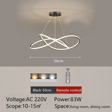 Plafonnier LED suspendu à design circulaire — LZ4P9XQ