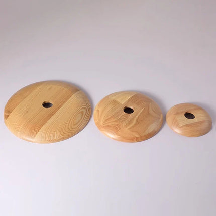 Suspension lampe soucoupe volante en bois E27 pour salle à manger et salon — LZ3F9X
