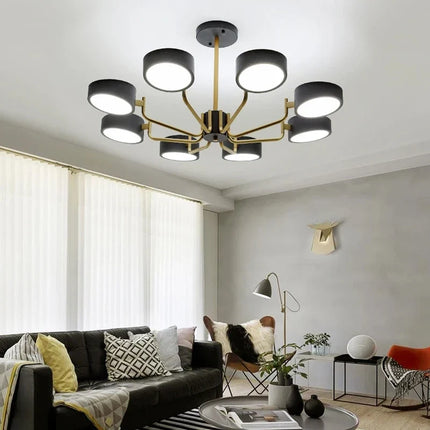 lustre moderne simple pour éclairage intérieur design élégant