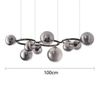 9 têtes Gris fumé / Blanc froid