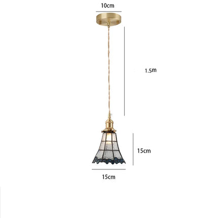Suspension en verre teinté au style nordique pour éclairage industriel — LZ4X9M