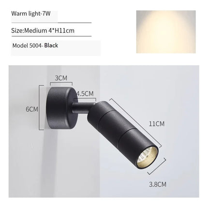 Applique murale LED rotative au design moderne pour intérieur — LZ4T9XQ