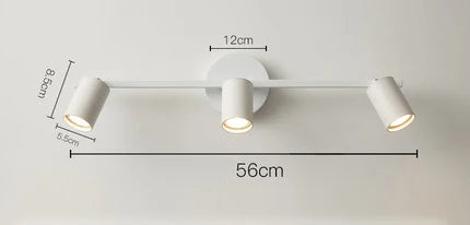 Applique murale LED à 3 têtes pour éclairage intérieur polyvalent — LZ4X9Q7