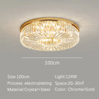 D100CM / Lumière chaude 3000k / Chrome