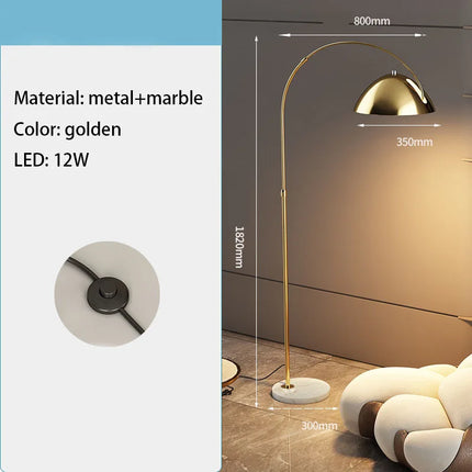 Lampadaire LED de luxe en marbre design italien — LZ4X9T2
