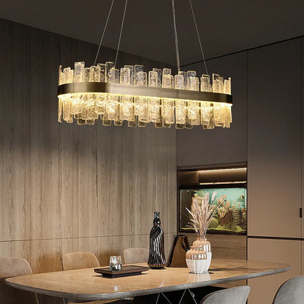 Suspension nordique en verre cristal au design moderne et élégant — LZ4X9P