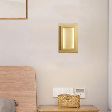 Applique murale LED en cuivre pour atmosphère hôtelière — LZ4X9QJ