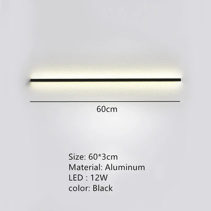 applique murale led cuboïde minimaliste en aluminium avec télécommande