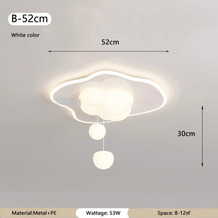 lustre romantique à bulles pour salon et bureau