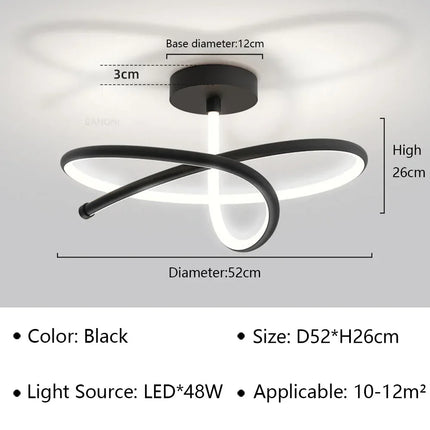 Lustre LED moderne pour décoration intérieure élégante — LZ4X9P2