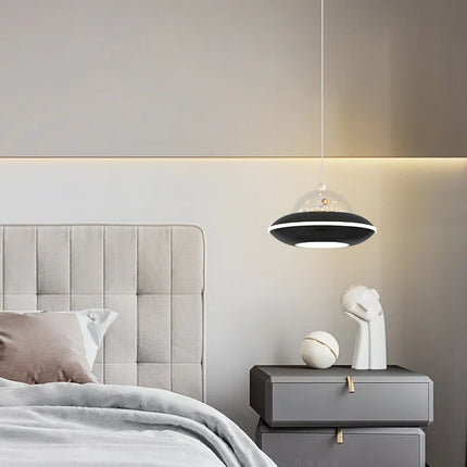 Lustre nordique moderne OVNI pour garçon style dessin animé — LZ4X9T