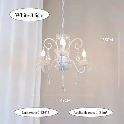 Lustre en cristal romantique pour chambre d'enfant moderne — LZ4X9T