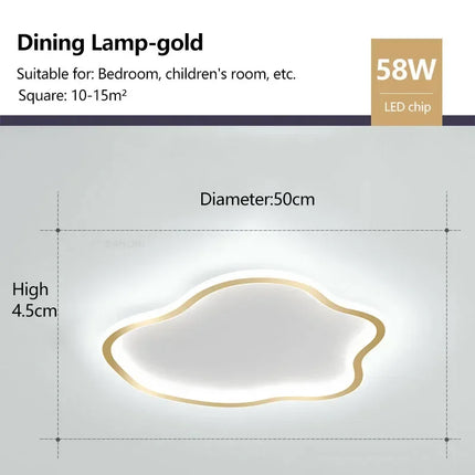 Plafonnier LED moderne nuages créatifs pour salon et chambre — LZ4X9T2