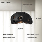 D60cm noir pur / Lumière chaude 3000K