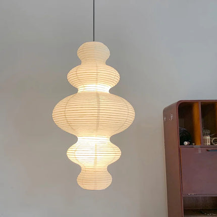 Suspension japonaise en papier style Noguchi nordique — LZ4X9T2