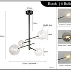 Black 6Bulbs / Smoke Gray 2 / Cold White 6000K