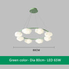 Vert 8 lumières / 3 Température de couleur