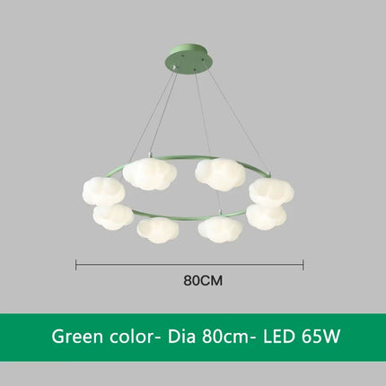 Lustre en forme de nuage avec télécommande pour enfants — LZ4D9X