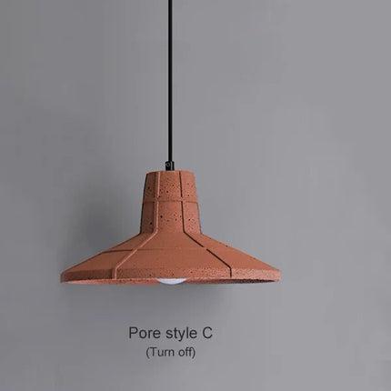 Suspension industrielle au design créatif orange — LZ4X9M