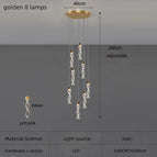 Lampes Golden 8 / Lumière neutre